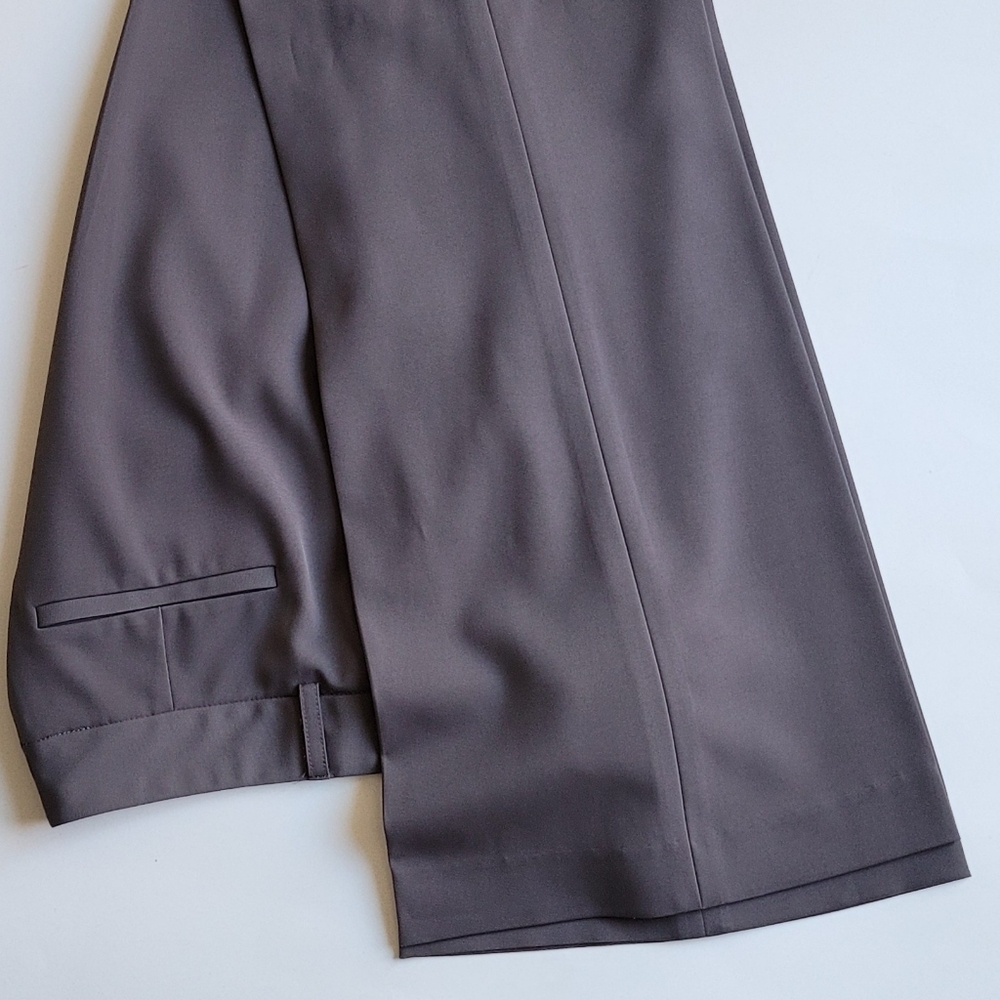 Tahari | Grey Bootcut Dress Pants